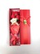 Abbie Home Flower Bouquet 3 Scented Soap Roses Gift Box with Cute Teddy Bear for Her Him Valentines Day Anniversary Wedding Mothers Day Birthday Gift and ProposalRed