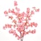Sunm Boutique Silk Cherry Blossom Branches Artificial Cherry Blossom Tree Stems Faux Cherry Flowers Vase Arrangements for Wedding Home Decor Pink Cherry Blossom Set of 3