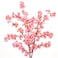 Sunm Boutique Silk Cherry Blossom Branches Artificial Cherry Blossom Tree Stems Faux Cherry Flowers Vase Arrangements for Wedding Home Decor Pink Cherry Blossom Set of 3