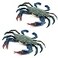 AUEAR Plastic Crabs for Decor Artificial Sea Life Creatures Simulated Animal Home Party Creative Gift Blue 2Pack
