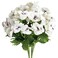 Htmeing 17 Inch Artificial Pansy Flowers Home Office Wedding Decoration White