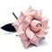 Camellia Bees Leather Rose Gift for herhim on Valentines Day Mothers Day Thanksgiving Third Years 3rd Wedding Anniversary Flower Pink