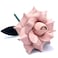 Camellia Bees Leather Rose Gift for herhim on Valentines Day Mothers Day Thanksgiving Third Years 3rd Wedding Anniversary Flower Pink