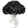 Tifuly Hydrangea Artificial Flowers 12 pcs Realistic Fake Hydrangea Silk Flowers with Stems Faux Hydrangea Flowers Heads for Office Home Party Wedding Centerpiece DIY Floral DecorBlack