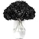 Tifuly Hydrangea Artificial Flowers 12 pcs Realistic Fake Hydrangea Silk Flowers with Stems Faux Hydrangea Flowers Heads for Office Home Party Wedding Centerpiece DIY Floral DecorBlack