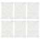 BLOSMON Flower Wall Panel Backdrop 6 Pcs 24 x 16 Inch White Artificial Hydrangea Floral Backdrop for Wedding Party Baby Bridal Shower Decor Hanging Fake Silk Flower Backdrop Decoration