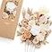 Ling's moment Lings moment Fake Flowers Box Faux Artificial Greenery Stems Foam Roses Dahlia Silk Hydrangea Peony Fabic Flower for Centerpieces Bouquet Wedding Vase Decorations Boho Nude Deluxe Combo