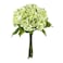 Yatim 21In Light Green Artificial Hydrangea Flowers 5 Pcs Real Touch 3D Print Latex Flowers for Wedding Centerpieces Bouquets DIY Floral Decor Home Decoration with Stems