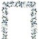 Lvydec 2 Pack Artificial Peony Flower Garland 6ft Silk Peony Red Flower Garland Arch Flower Vine for Wedding Party Table DecorationBlue and White