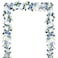 Lvydec 2 Pack Artificial Peony Flower Garland 6ft Silk Peony Red Flower Garland Arch Flower Vine for Wedding Party Table DecorationBlue and White