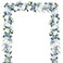 Lvydec 2 Pack Artificial Peony Flower Garland 6ft Silk Peony Red Flower Garland Arch Flower Vine for Wedding Party Table DecorationBlue and White