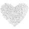 Neo LOONS 1000 Pcs Artificial Silk Rose Petals Decoration Wedding Party Color White