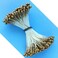 W OF Metallic Round Tip Flower Stamen Gold