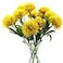 Yalulu 10 Pcs Dandelion Artificial Flowers Plants Bouquet Plastic Flower for Home DecorationWedding Decor Yellow