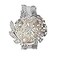 DOTKV Artificial Wrist Silk Flower Boutonniere Wrist Bouquet Corsage Flower with Peal and Diamond for Wedding DecorCocktail Party 1pcs SilverIvoryWrist