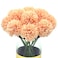 Blooming Paradise 10Pcs Artificial Fake Flower Plants Silk Chrysanthemum Ball Hydrangea Arrangements Wedding Bouquets Decor Home Kitchen Garden Party Table Floral Centerpieces DIY Grapefruit Pink