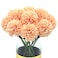 Blooming Paradise 10Pcs Artificial Fake Flower Plants Silk Chrysanthemum Ball Hydrangea Arrangements Wedding Bouquets Decor Home Kitchen Garden Party Table Floral Centerpieces DIY Grapefruit Pink