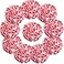 LUSHIDI 10PCS Silk Hydrangea Heads with Stems Artificial Flowers for Wedding Party Home Decor Pink 3
