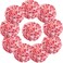 LUSHIDI 10PCS Silk Hydrangea Heads with Stems Artificial Flowers for Wedding Party Home Decor Pink 3