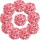 LUSHIDI 10PCS Silk Hydrangea Heads with Stems Artificial Flowers for Wedding Party Home Decor Pink 3