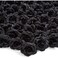 Bright Creations Black Artificial Roses Bulk 3Inch Stemless Foam Roses 50 Pack for Crafts Home Decor