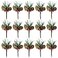 CHRORINE 15 Pcs Artificial Pine Cone Picks and Red Berry Mini Artificial Pine Tree for Christmas Party Flower Wreaths and Holiday Decorations