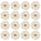 AUEAR 20 Pack Handmade Burlap Flowers Natural Rose Rustic for Home Wedding Party Decoration DIY Crafts Beige Style 1