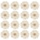 AUEAR 20 Pack Handmade Burlap Flowers Natural Rose Rustic for Home Wedding Party Decoration DIY Crafts Beige Style 1