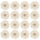 AUEAR 20 Pack Handmade Burlap Flowers Natural Rose Rustic for Home Wedding Party Decoration DIY Crafts Beige Style 1