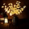 AMARS 3PCS LED Lighted Tree Branches Lights with Timer with White Artificial Orchid Flowers Home Decor Battery Operated Decorative Fairy Spirit Tree Lamp for Vase Table Centerpieces Party Christmas