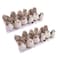 Warmtree 24 Pcs Artificial Simulation Birds Feather Mini Bird Decorative Fake Birds for Christmas Tree Craft Home Ornaments Garden Wedding Decoration Set B
