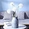 TOPIA Artificial Dandelion Flowers Lovely Faux Dandelion Flowers for Home Decoration 4 Pcs White