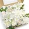 WEIERYUE White Artificial Flowers Combo Box Wedding Decor Fake Flowers for Home Decor Indoor Cake Flowers Faux Flowers for Crafts