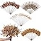YXZZWL 110 Pcs 5 Kinds Mixed Artificial Eucalyptus Stems and Faux BerryAutumn Fake Eucalyptus Leaves Stems Bulk Branches for DIY Bouquets Floral Arrangement Wedding Home Fall Decorations Orange