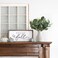 Dahey Artificial Eucalyptus Stems in Small Ceramic Vase Centerpiece Table Decorations Modern Farmhouse Decor Fake Eucalyptus Plants with Vase for Bathroom Kitchen Shelf Living Room Home Decor White