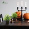 Der Rose 4 Pack Black Bathroom Decor Fake Plants Mini Artificial Greenery Potted Plants for Halloween Decor Indoor Office Table Room Farmhouse Decor