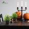 Der Rose 4 Pack Black Bathroom Decor Fake Plants Mini Artificial Greenery Potted Plants for Halloween Decor Indoor Office Table Room Farmhouse Decor