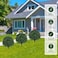 Grewyear 2PCS Faux Boxwood Plants Outdoor Artificial Topiary Ball Trees