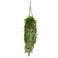 Nearly Natural Mini Bamboo Artificial Plant Hanging Basket