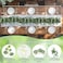 N&T NIETING NT NIETING 2 Pack Artificial Eucalyptus Garland with Flowers Faux Greenery Garland Decor 6FT Eucalyptus Vines Fake Hanging Vines Summer Garlands for Table Mantle Wedding Backdrop Decoratio