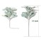 SHACOS Artificial Flocked Lambs Ear Stem 12 Pieces Lambs Ear Branch Foliage Pick Greenery Leaf Flower Spray for Home Wedding DIY Floral Arrangement