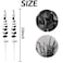 TIHOOD 14PCS 15 Black Eucalyptus Stems Artificial Eucalyptus Leaves Branches Fake Eucalyptuses Decor Faux Eucalyptus leaf Stem for Halloween Autumn Fall Floral Arrangement Wedding Bouquet Home Office