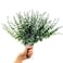TIHOOD 25pcs Eucalyptus Stems Faux Greenery Artificial Eucalyptus Leaves Decor Branches for Wedding Centerpiece Flowers Bouquet Farmhouse Home Decoration