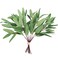 GREENTIME 8 Pack Faux Eucalyptus Stems with Seeds 13 Inches Artificial Seeded Leaves Branches Greenery Stems for Bridal Wedding Bouquet Vase Table Centerpiece Decor