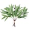 GREENTIME 8 Pack Faux Eucalyptus Stems with Seeds 13 Inches Artificial Seeded Leaves Branches Greenery Stems for Bridal Wedding Bouquet Vase Table Centerpiece Decor