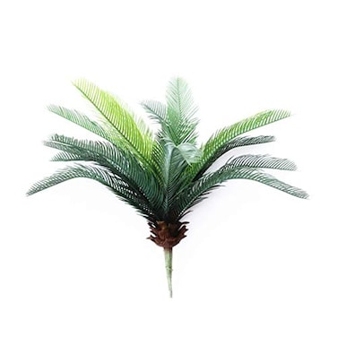 DODXIAOBEUL 19 Artificial Palm Leaves Tropical GreeneryThanksgiving Table DecorationsTable top Christmas Decorations Birthday Party Decorations Supplies Decor Green 15 Leaves