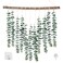 Sggvecsy 177Eucalyptus Wall Hanging Artificial Eucalyptus Plant Fake Greenery Vine Boho Wall Decor for Apartment Bathroom Bedroom Kitchen Farmhouse Home Living Room Office Decorations