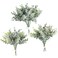 Floroom Artificial Flocked Eucalyptus Stems Faux Greenery Spray 18pcs Best Filler Fake Plants for DIY Wedding Bouquet Centerpieces Arrangement