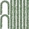 CQURE 14Pcs Eucalyptus GarlandArtificial Eucalyptus Leaves Table Greenery Garland Wreath Vines for Wedding Party Table Fireplace Bedroom Wall Room Decor