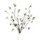grtefhu 3Pcs 388 Faux Greenery Plant Stems and Branches for Tall VaseArtificial Tree Branches and Twigs for Decoration Green Leaves Brown Stem